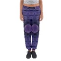 Gometric Shapes Geometric Pattern Purple Background Women s Jogger Sweatpants View1