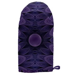 Gometric Shapes Geometric Pattern Purple Background Microwave Oven Glove