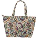 Wallpaper Floral Pattern Floral Wallpaper Background Back Pocket Shoulder Bag  View2