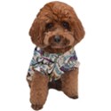 Wallpaper Floral Pattern Floral Wallpaper Background Dog T-Shirt View1