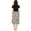 Wallpaper Floral Pattern Floral Wallpaper Background Frill Hi Low Chiffon Skirt View2