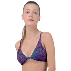 Geometric Shapes Geometric Pattern Flower Pattern Knot Up Bikini Top by Ravend