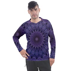 Shape Geometric Symmetrical Symmetry Men s Pique Long Sleeve Tee