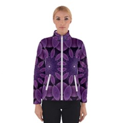 Shape Geometric Symmetrical Symmetry Wallpaper Women s Bomber Jacket by Ravend