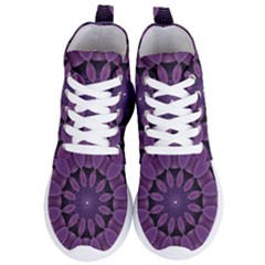 Shape Geometric Symmetrical Symmetry Wallpaper Women s Lightweight High Top Sneakers by Ravend