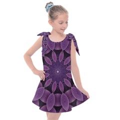 Shape Geometric Symmetrical Symmetry Wallpaper Kids  Tie Up Tunic Dress by Ravend