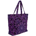 Shape Geometric Symmetrical Symmetry Wallpaper Zip Up Canvas Bag View2