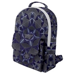 Kaleidoscope Geometric Pattern Geometric Shapes Flap Pocket Backpack (small) by Ravend