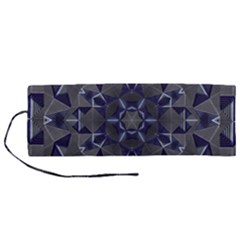 Kaleidoscope Geometric Pattern Geometric Shapes Roll Up Canvas Pencil Holder (m) by Ravend