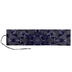 Kaleidoscope Geometric Pattern Geometric Shapes Roll Up Canvas Pencil Holder (l) by Ravend