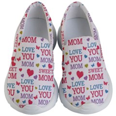 Love Mom Happy Mothers Day I Love Mom Graphic Kids Lightweight Slip Ons by Ravend