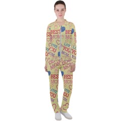 Love Mom Happy Mothers Day I Love Mom Graphic Pattern Casual Jacket And Pants Set by Ravend