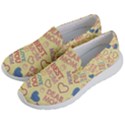 Love Mom Happy Mothers Day I Love Mom Graphic Pattern Men s Lightweight Slip Ons View2