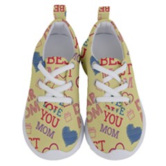 Love Mom Happy Mothers Day I Love Mom Graphic Pattern Running Shoes by Ravend