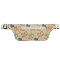 Love Mom Happy Mothers Day I Love Mom Graphic Pattern Active Waist Bag by Ravend