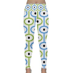 Geometric Pattern Eye Pattern Eyes Eye Print Lightweight Velour Classic Yoga Leggings by Ravend