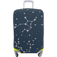 Constellation Stars Art Pattern Design Wallpaper Luggage Cover (large) by Ravend