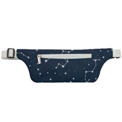 Constellation Stars Art Pattern Design Wallpaper Active Waist Bag by Ravend