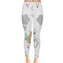 Art Pattern Design Wallpaper Background Print Inside Out Leggings View1