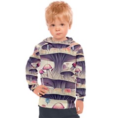 Magicians  Choice Mushroom Spellcharms Kids  Hooded Pullover by GardenOfOphir