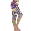 Glamour And Enchantment In Every Color Of The Mushroom Rainbow Capri Winter Leggings  View3