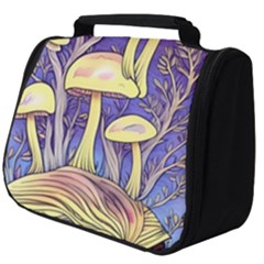 Glamour And Enchantment In Every Color Of The Mushroom Rainbow Full Print Travel Pouch (big) by GardenOfOphir