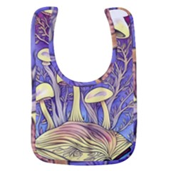 Glamour And Enchantment In Every Color Of The Mushroom Rainbow Baby Bib by GardenOfOphir