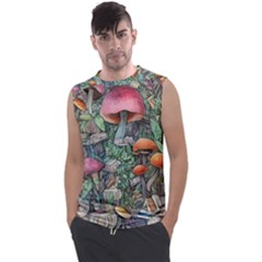 Mushroom Mojo For All Your Magic Spells Men s Regular Tank Top by GardenOfOphir