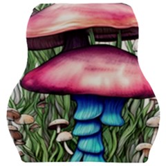 Necromancy Toadstool Car Seat Velour Cushion  by GardenOfOphir