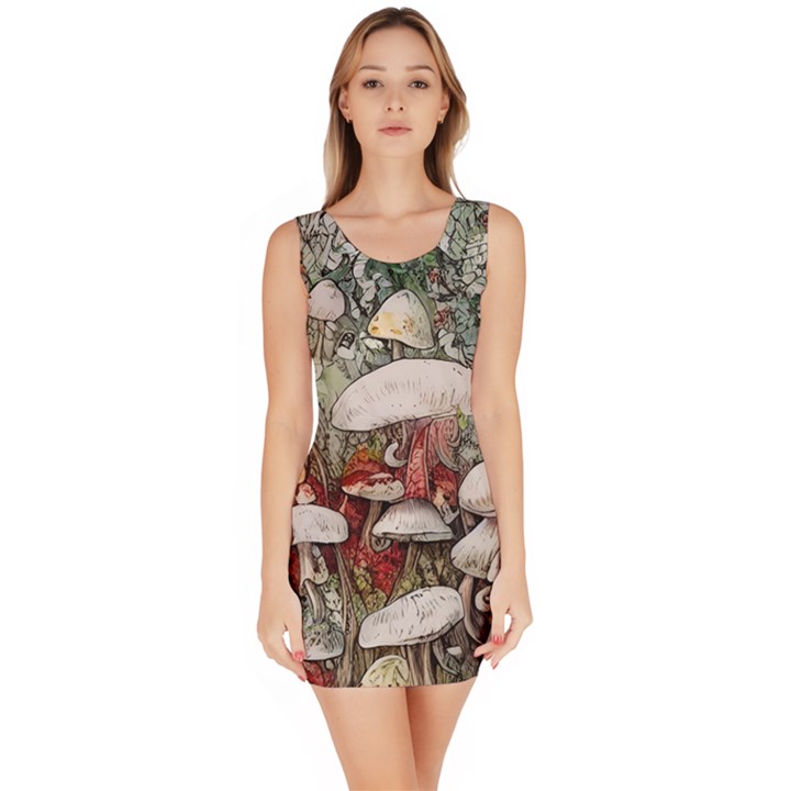 Magician s Toadstool Bodycon Dress