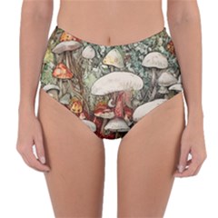 Magician s Toadstool Reversible High-waist Bikini Bottoms by GardenOfOphir