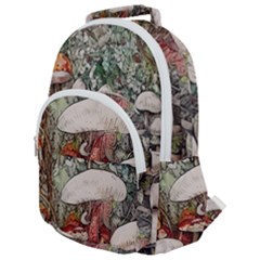 Magician s Toadstool Rounded Multi Pocket Backpack by GardenOfOphir