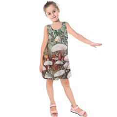 Magician s Toadstool Kids  Sleeveless Dress by GardenOfOphir