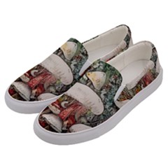 Magician s Toadstool Men s Canvas Slip Ons by GardenOfOphir