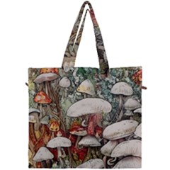 Magician s Toadstool Canvas Travel Bag by GardenOfOphir