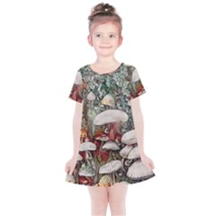 Magician s Toadstool Kids  Simple Cotton Dress by GardenOfOphir