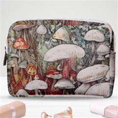 Magician s Toadstool Make Up Pouch (medium) by GardenOfOphir