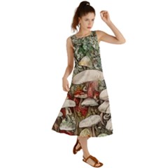 Magician s Toadstool Summer Maxi Dress by GardenOfOphir