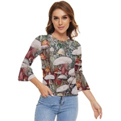 Magician s Toadstool Bell Sleeve Top