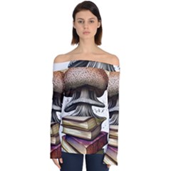 Conjurer s Toadstool Off Shoulder Long Sleeve Top by GardenOfOphir