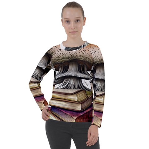 Conjurer s Toadstool Women s Long Sleeve Raglan Tee by GardenOfOphir