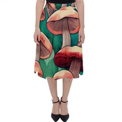 Sorcery Toadstool Classic Midi Skirt by GardenOfOphir