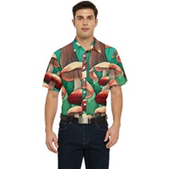 Sorcery Toadstool Men s Short Sleeve Pocket Shirt  by GardenOfOphir