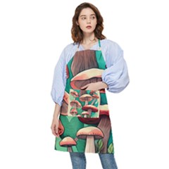 Sorcery Toadstool Pocket Apron by GardenOfOphir