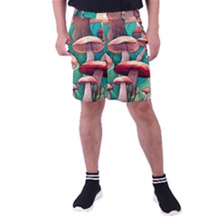 Sorcery Toadstool Men s Pocket Shorts by GardenOfOphir