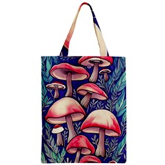 Enchanting Mushroom Enchantress Zipper Classic Tote Bag by GardenOfOphir