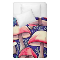 Enchanting Mushroom Enchantress Duvet Cover Double Side (single Size) by GardenOfOphir