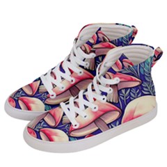 Enchanting Mushroom Enchantress Men s Hi-top Skate Sneakers by GardenOfOphir