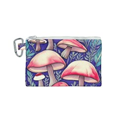 Enchanting Mushroom Enchantress Canvas Cosmetic Bag (small)