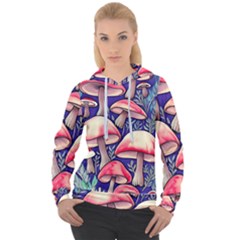 Enchanting Mushroom Enchantress Women s Overhead Hoodie by GardenOfOphir